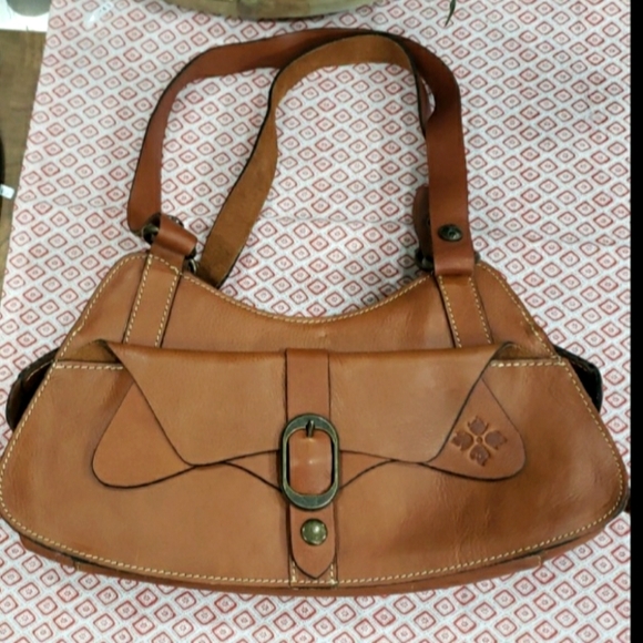 Super SALE!!!PATRICIA NASH ZURGIO BRITISH TAN Leather Satchel Bag - Picture 1 of 16